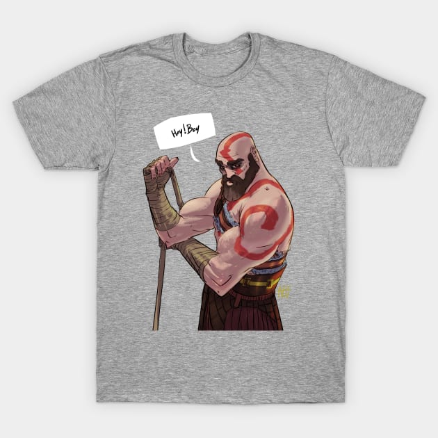 HEY BOY - god of war. - God Of War - T-Shirt | TeePublic